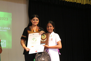 スリランカの環境日記コンテスト2023表彰